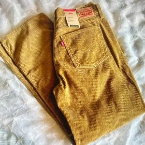 Levi's Mustard Corduroy Pants